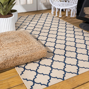 Arabesque Ogee Trellis Indoor/outdoor Area Rug